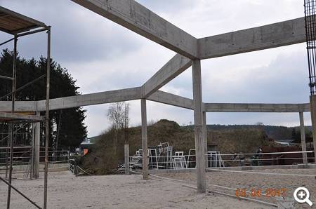 Tragwerk für Reithalle