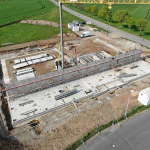 Neubau Produktionshalle mit Verwaltungsbauwerk ME 01