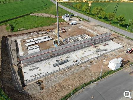 Neubau Produktionshalle mit Verwaltungsbauwerk ME 01